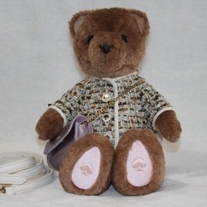NWT Kate Spade Teddy Bear Backpack Purse Holiday Novelty Shoulder Crossbody Bag